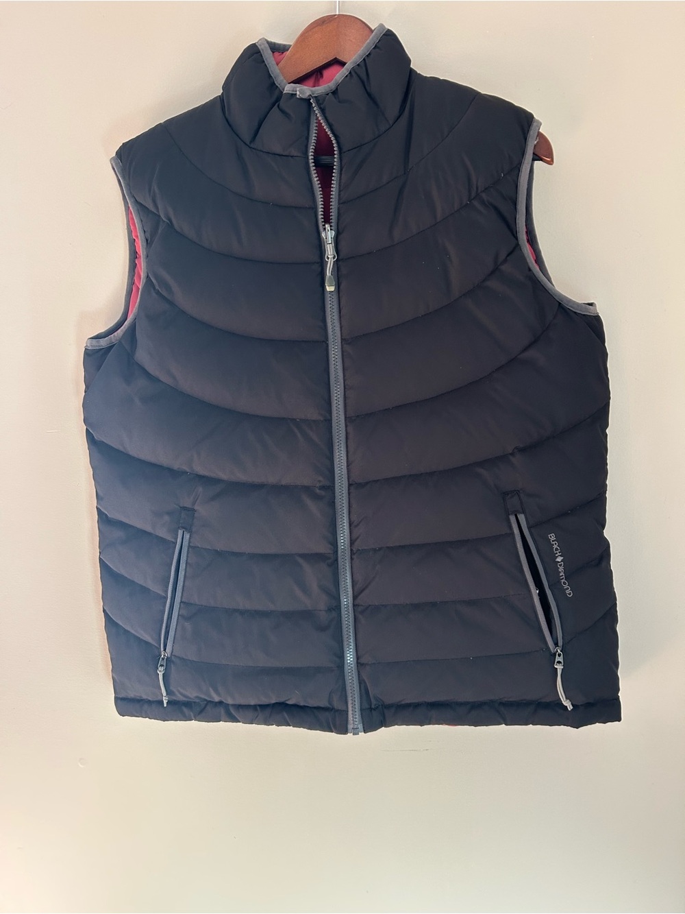 Black Diamond Black Quilted Puffer Vest